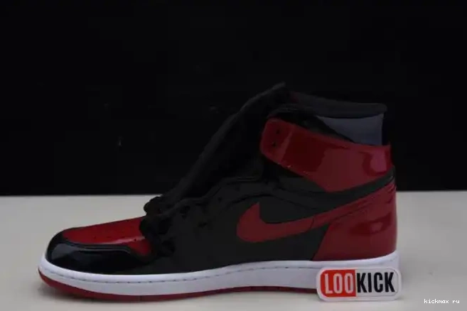 Rep MAX High 1 Air Jordan Patent OG 555088-063 Bred 0531